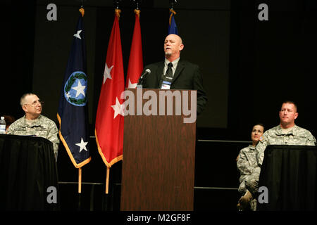 Speakers presenting for the Texas Adjutant General's Strategic plan role out at the NGAT/Joint Conference on Mar. 27, 2010 in Austin, Texas (U.S. Air National Guard photo Staff Sergeant Eric Wilson) 100327-F-2973W-021.jpg by Texas Military Department Stock Photo