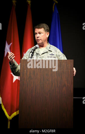 Speakers presenting for the Texas Adjutant General's Strategic plan role out at the NGAT/Joint Conference on Mar. 27, 2010 in Austin, Texas (U.S. Air National Guard photo Staff Sergeant Eric Wilson) 100327-F-2973W-025.jpg by Texas Military Department Stock Photo