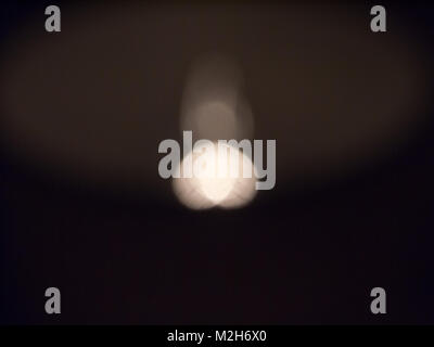 defocused white blob orb art creative background special; essex; england; uk Stock Photo