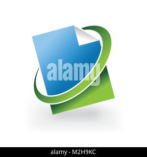 Network File Symbol Stock Vector