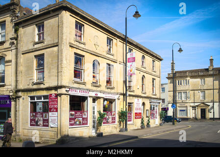 ROYAL ASHOKA Indian restaurant in the centre of Chippenham Wiltshire England UK Stock Photo