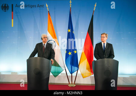 Bilateral meeting between the German Foreign Minister Guido Westerwelle and his Indian counterpart Salman Khurshid.