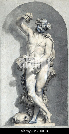 Bacchus, Roman God of Wine Stock Photo