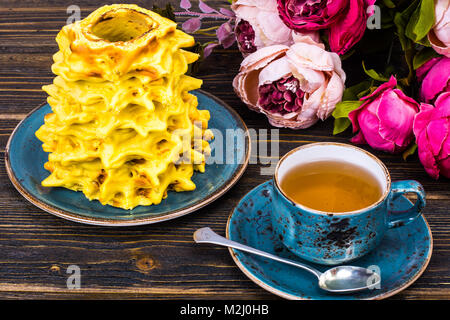 Lithuanian Traditional Sakotis Cake Stock Photo