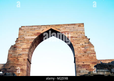 Ruins at Qutb Complex in New Delhi Stock Photo