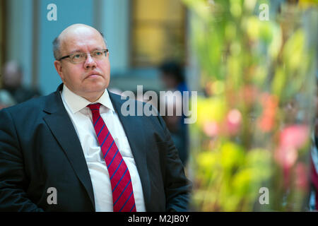 German Federal Minister for Environment, Peter Altmaier, holds a speech at the 4th Dialogue on Renewable Energies “Memory”, in Berlin. Stock Photo