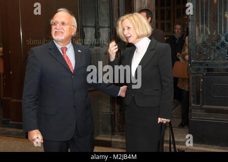 February 26th 2013, Berlin – Germany. The newlt appointed Federal Minister for Education Johanna Wanka gives her 1st speech at the Natural History Museum about Science. Is the begining of the year of science. Credit: © Gonçalo Silva/Alamy Live news.