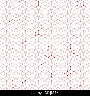 Hexagon geometric pattern. Technology element. Vector illustration. Stock Vector