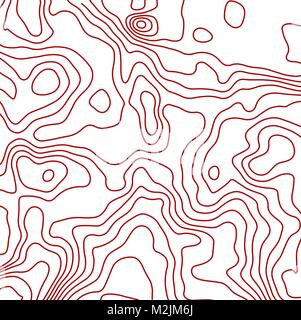 Geometric topography pattern. Landscape terrain. Vector illustration. Stock Vector
