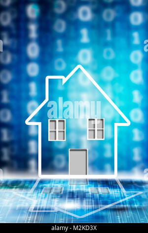 home automation, smart home and domotics concept Stock Photo