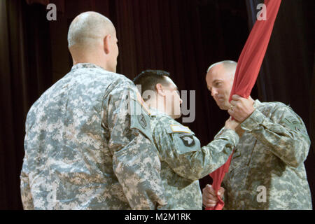 Colonel Andrew Backus assumes command of the Norfolk District, U.S. Army Corps of Engineers, in a ceremony at the Chrysler Museum on Friday, June 12. Backus replaces Col. Dionysios 'Dan' Anninos, who assumed command of the district in 2006 and will take command of the Corps' Gulf Region Central District, located in Baghdad, Iraq, in July. COC (090616-A-0870B-011) by norfolkdistrict Stock Photo