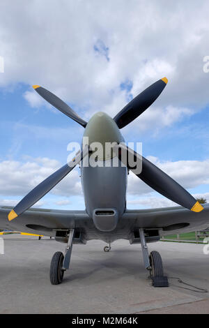 front view of a Supermarine Spitfire Stock Photo