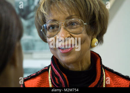 Joyce Rozier, wife of the late Maj. Gen. Jackson E. Rozier, Jr., attends the Tactical Support Equipment Department ribbon cutting and building dedication ceremony on Nov. 20, 2009. The new facility is named Rozier Hall after Maj. Gen. Rozier who served as an Army ordnance officer, and at one point in time in his career was the Commanding General/Commandant of the U.S. Army Ordnance Center and School.  (Official Army Photo By Patrick Bloodgood) 091120-A-5177B-026 by norfolkdistrict Stock Photo