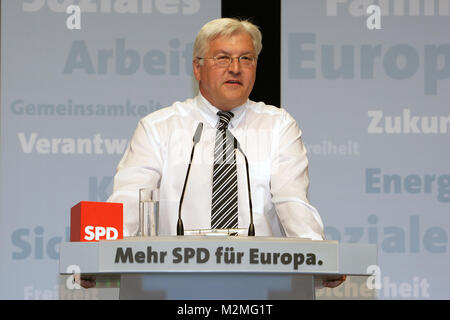 Frank-Walter Steinmeier beim Wahlkampfauftakt der SPD zur Europawahl am 08.05.2009 im Palladium in Köln Stock Photo