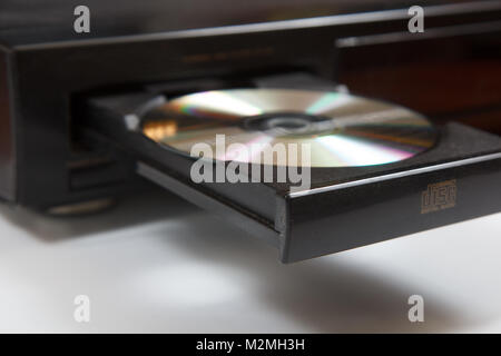 Retro CD player Stock Photo