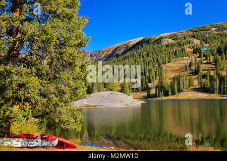 Lake Irwin, Kebler Pass, Crested Butte, Colorado, USA Stock Photo