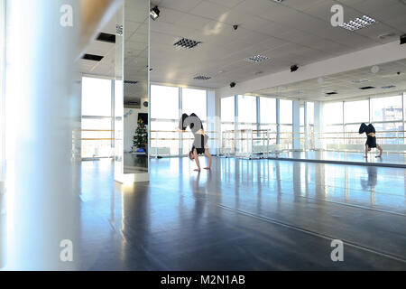 Hip hop dancer making different movements. Stock Photo