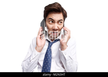 Business young man called Stock Photo