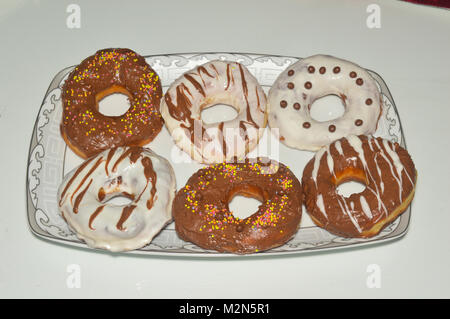 homemade yummy donuts Stock Photo