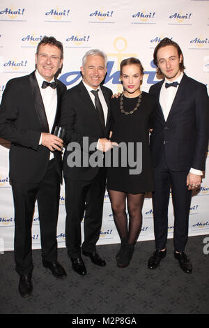 Hermann Toelcke, Gerry Hungbauer, Leonie Landa, Cecil von Renner, Neujahrsempfang Ahoi 2016, Ramada Hamburg, 09.01.2016 Stock Photo