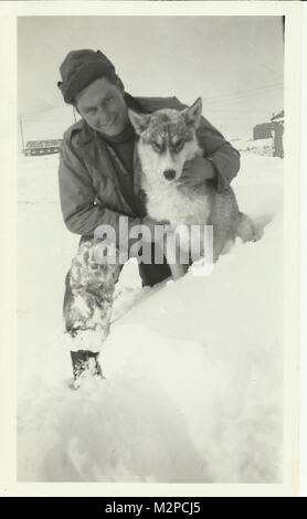 Clint Goodwin. Historic vintage black and white photograph. Stock Photo