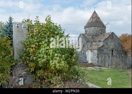 Haghpat and Sanahin is an Armenian monastery complex founded in the 10th century in the Lori Province of Armenia. listed on the World heritage list. Stock Photo