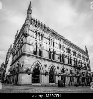 The Wool Exchange Building, Bank Street, Bradford, West Yorkshire, England. Stock Photo