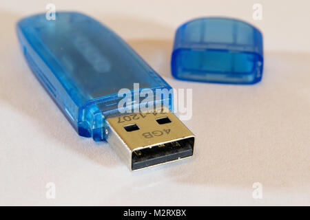 Memory stick USB on white Stock Photo