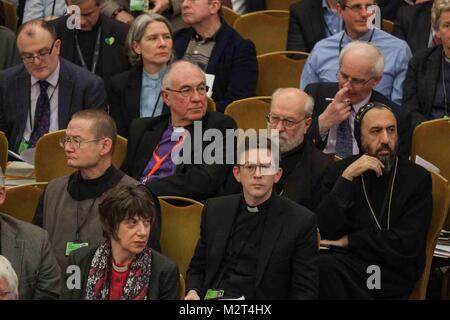 London, UK. 8th Feb, 2018. The Church of England Synod opens at Church House in Westminster. Credit: claire doherty/Alamy Live News Stock Photo