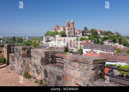 Münsterberg with St. Stephanmünster, Breisach am Rhein, imperial chair, Breisgau, Black Forest, Baden-Wurttemberg, Germany Stock Photo