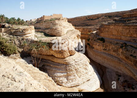 Mides canyon, Tunisia Stock Photo