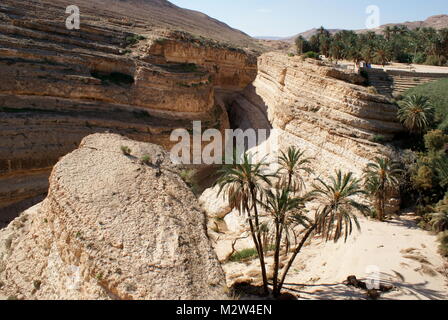 Mides canyon, Tunisia Stock Photo