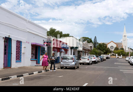 Town centre of Darling in the Western Cape region of South Africa ...