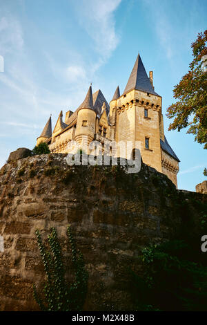 Chateau de Clerans in Saint Leon sur Vezere in the Dordogne France Stock Photo