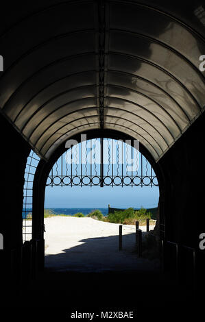 Whalers tunnel to the coast in Fremantle, Australia Stock Photo