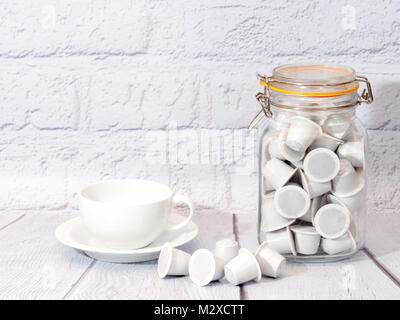 A white coffee cup with generic white 