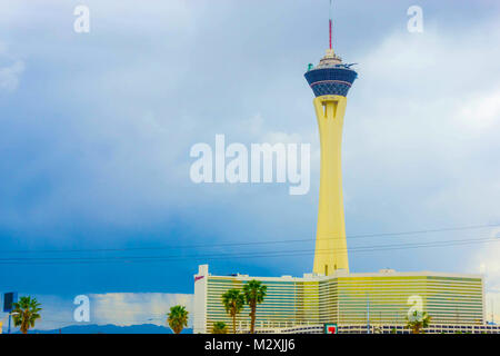 Las Vegas, United States of America - May 07, 2016: Stratosphere Hotel and Casino on the Las Vegas Strip, Stock Photo