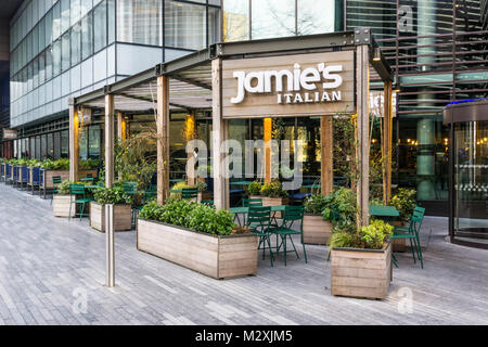 Jamie's Italian in More London Place at London Bridge Stock Photo