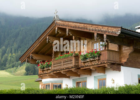 Austria, Tyrol, farm close Reith in Tyrol. Stock Photo