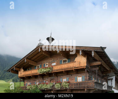 Austria, Tyrol, farm close Reith in Tyrol. Stock Photo