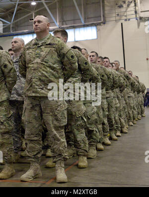 More than 200 members of the 45th Infantry Brigade Combat Team returned to Oklahoma on March 22, 2012, after spending more than 8 moths in Afghanstan. 45th IBCT Soldiers Return to Oklahoma (04.22.2012) 050 by Oklahoma National Guard Stock Photo