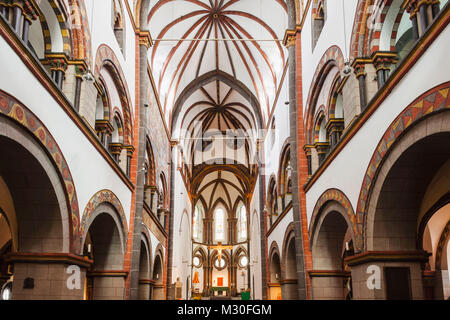 Germany, Rhineland-Palatinate, Bopppard, Church of St Severus, Interior View Stock Photo