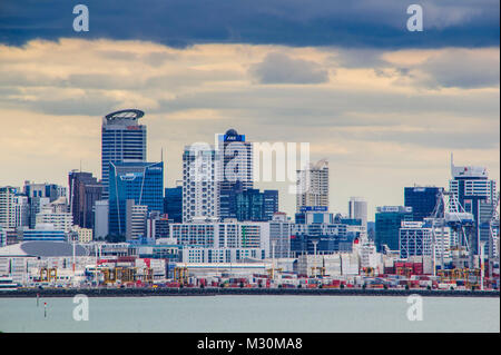 Skyline, Auckland, New Zealand Stock Photo