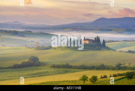 Tuscany, along with the other central provinces of Italy, perhaps captures the beauty of Italy in its entirety. Stock Photo