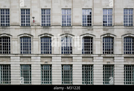 Abstract image of repeating pattern of windows Stock Photo