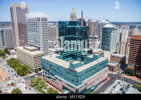 Baltimore Maryland,Inner Harbor,harbour,World Trade Center,Top of the World,view over downtown,skyline,The Gallery,mall,shopping shopper shoppers shop