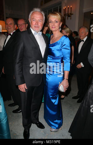 Wolfgang Kubicki Mit Ehefrau Annette, Hamburger Presseball 2015 Im 