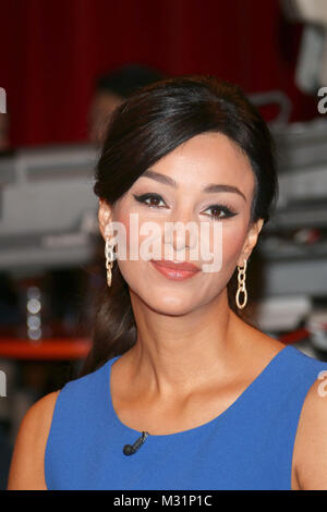 Verona Pooth, Talkshow 3nach9, Bremen, 31.01.2014 Stock Photo