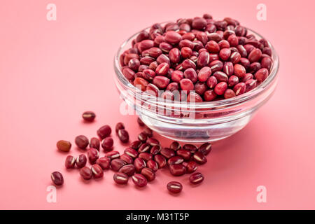 Background and texture of Japanese adzuki (aduki, azuki) beans Stock ...