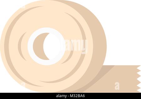 sticking plaster roll icon Stock Vector